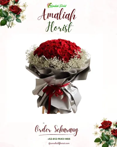 Buket Bunga nanjung mekar